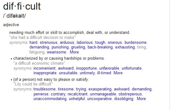 “You Are Difficult” – Tonya D. Thomas